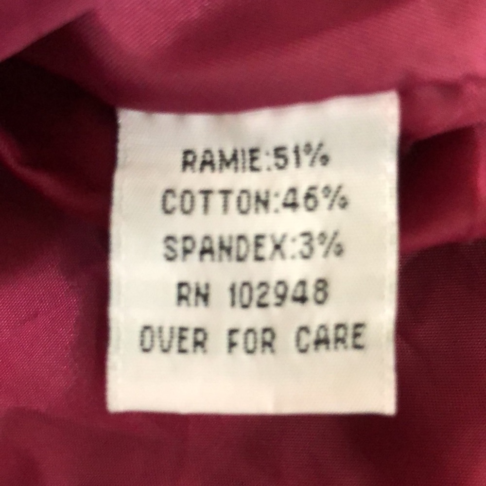 Women's Velvet Double-Breasted Jacket - Raspberry - Picture 4 of 6